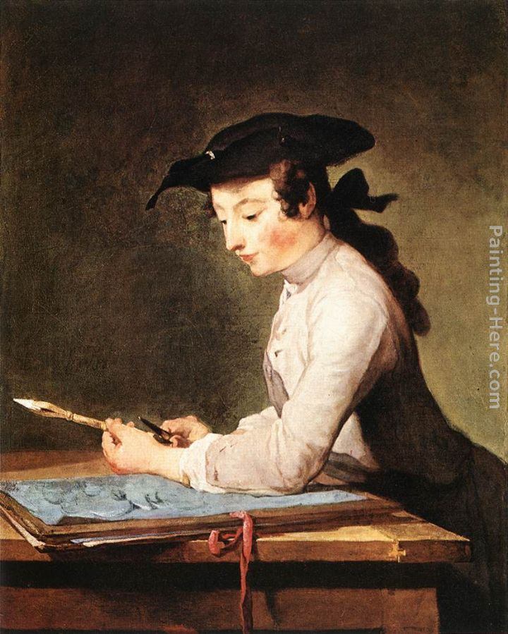 Jean Baptiste Simeon Chardin The Draughtsman